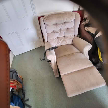 Photo of free This is a Celebrity Woburn riser recliner chair in a beige p (Pudsey LS28) #4