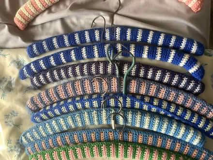 Photo of free Covered hangers,padded and knitted covers , (Cople MK44) #4