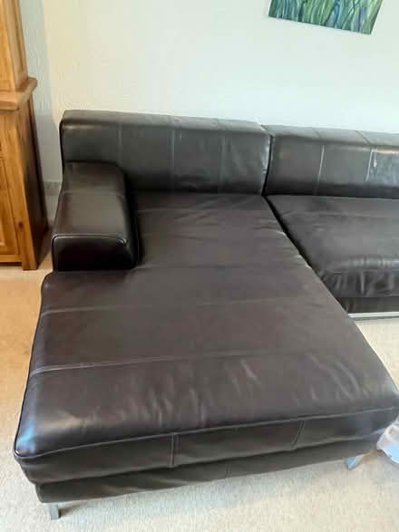 Photo of free Leather sofa (Bromley BR2) #1