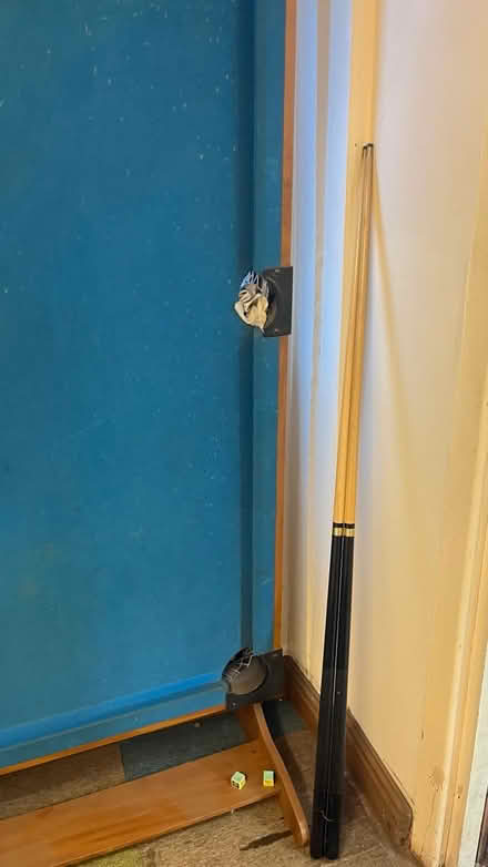 Photo of free Pool table with balls and Cues (Rednal SY11) #2