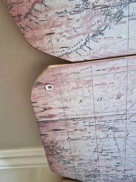 Photo of free Wooden world map picture (Matlock DE4) #3