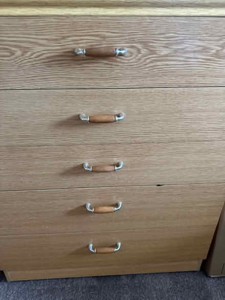Photo of free Wardrobe and a set of draws (Whinfield DL1) #1