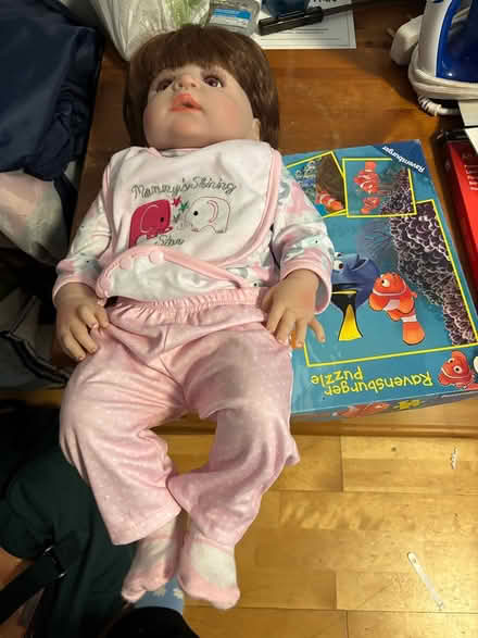 Photo of free Doll, jigsaw and cups (Limehouse E14) #1