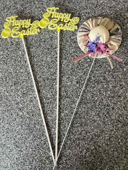Photo of free 3 Easter cake/flower arrangement decorations (Westbrook WA5) #1