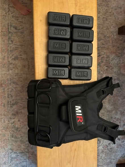 Photo of free MIR weight vest with 12 3-lb plates (Davidsonville) #1
