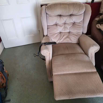 Photo of free This is a Celebrity Woburn riser recliner chair in a beige p (Pudsey LS28) #3