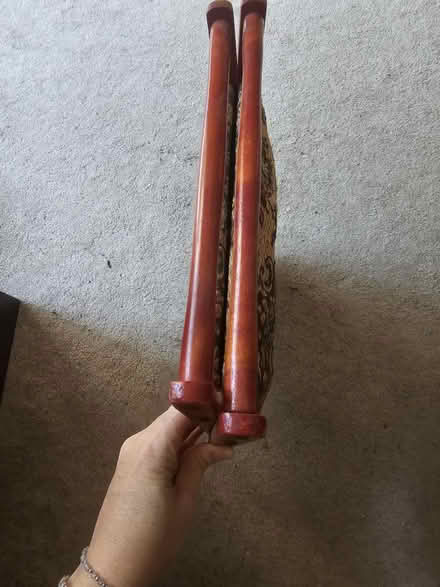Photo of free Old fabric sewing or magazine rack (Goldsworth Park GU21) #3