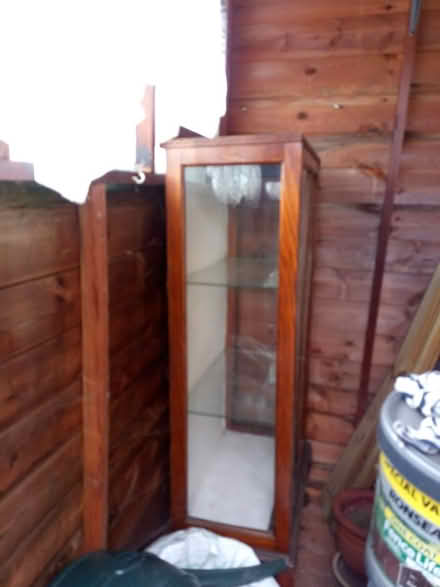 Photo of free Glass fronted wooden cabinet (Epping CM16) #2