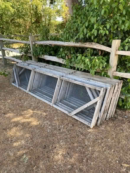 Photo of free Wooden frames covered with chicken wire (Runcton PO20) #1