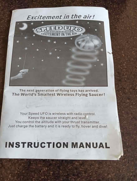 Photo of free Flying saucer toy (Long Marton CA16) #2