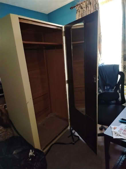 Photo of free Wooden yellow wardrobe (Blacklands TN34) #2