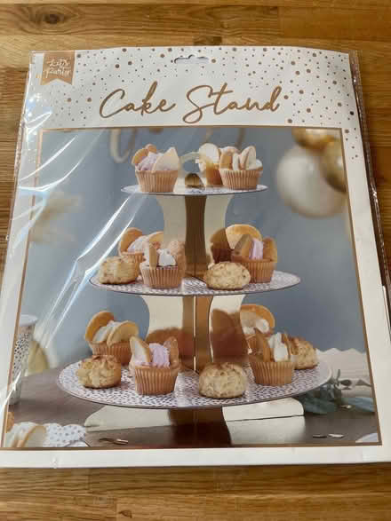 Photo of free Cardboard Cake Stand (Wainscott ME3) #1