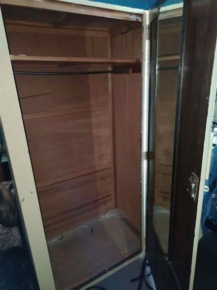 Photo of free Wooden yellow wardrobe (Blacklands TN34) #3