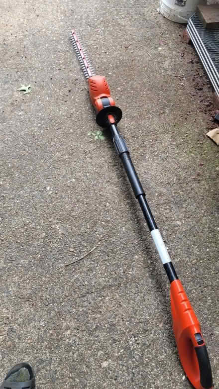 Photo of free Black & Decker pole hedge trimmer (Morrisville, PA) #2