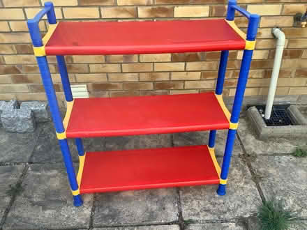 Photo of free Kids bright coloured shelving (Benhall GL51) #1
