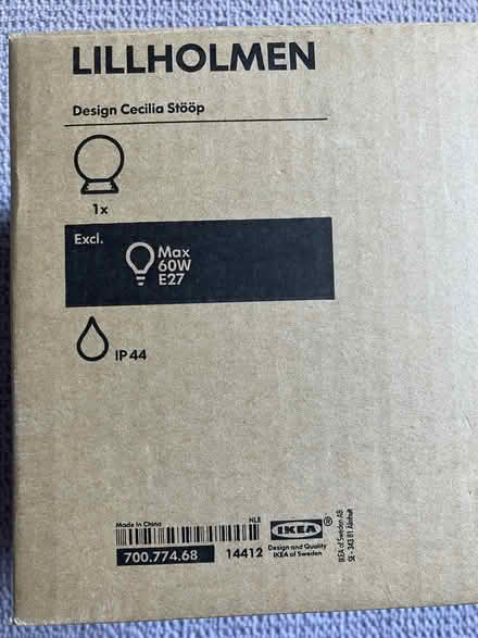 Photo of free Ceiling light fitting and glass shade (Ikea) (Bear Flat BA2) #2