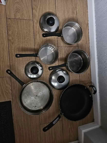 Photo of free Saucepans and frying pans (Blakelaw NE5) #1
