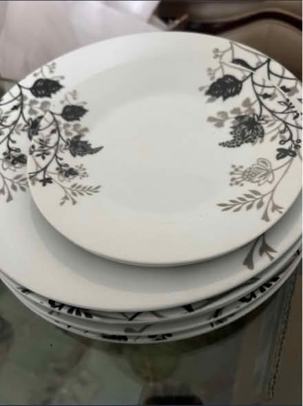 Photo of free Wilko White Dinner Plates Floral (Sidcup kent DA15) #2