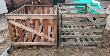 Photo of free 2 x wooden crates (Ticknall DE73) #1
