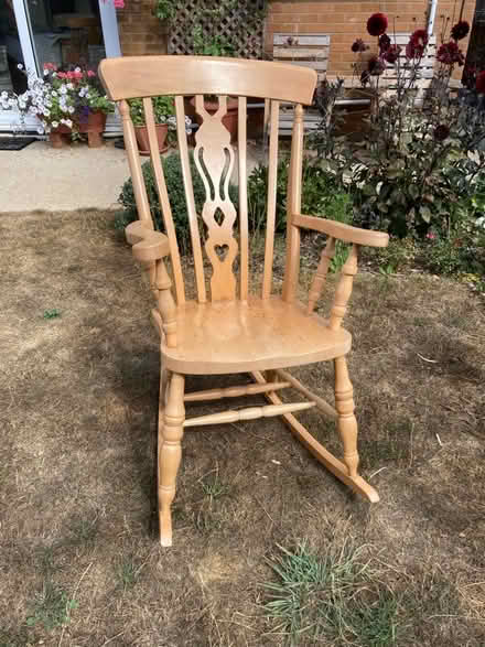 Photo of free Pine Rocking Chair. (Bourne PE10) #3