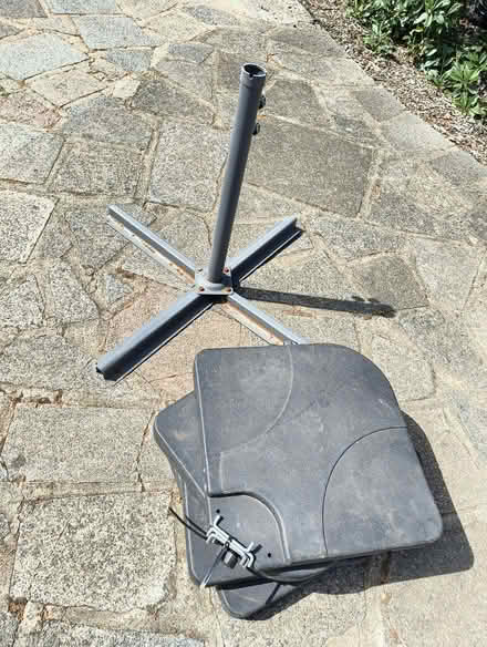 Photo of free Umbrella Parasol Base Stand. Filled with Sand. (Green Street Green TN14) #1