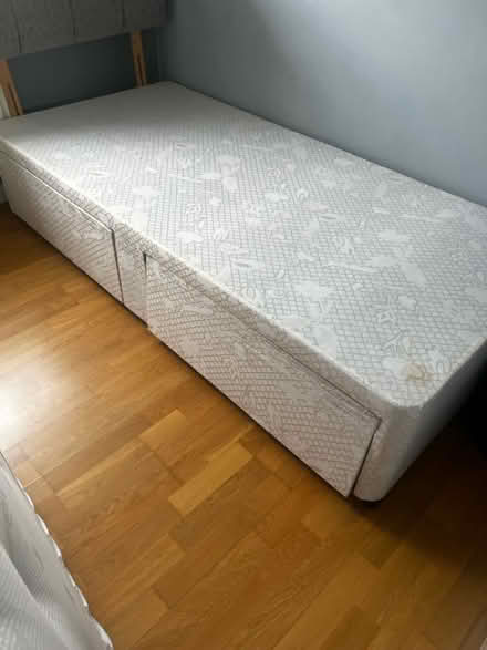 Photo of free Single Divan Bed Base Drawers (Sidcup kent DA15) #1