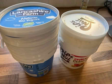 Photo of free Yoghurt/peanut butter pots (East Oxford OX4) #1