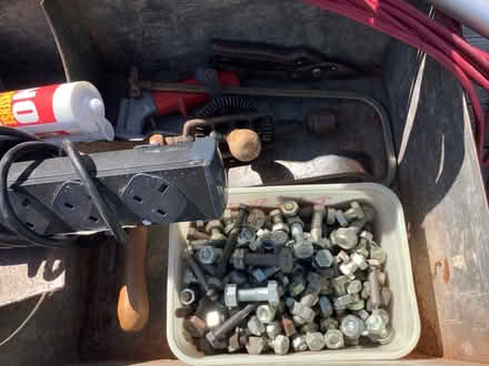 Photo of free Metal box of tools plus a strimmer (Benhall GL51) #4