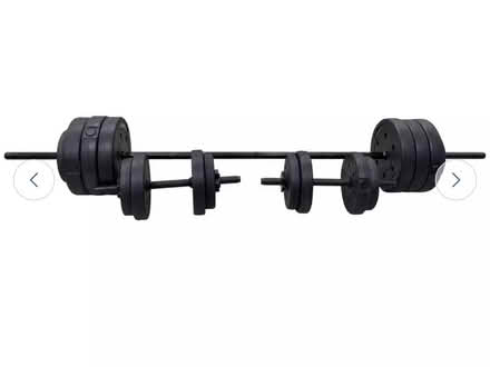 Photo of free Barbell/dumbell set (50kg total) (Dunfermline KY11) #1
