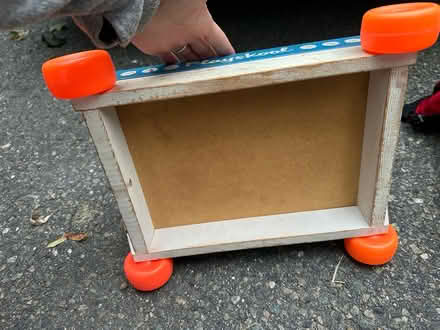 Photo of free Antique plays look wood blocks cart (belmont/watertown line) #2
