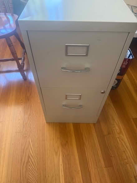 Photo of free Two drawer metal filing cabinet (Near the Cupertino Library) #1