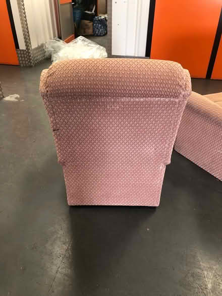 Photo of free Two Seater Settee and Matching Armchair (Drum Industrial Estate DH2) #4