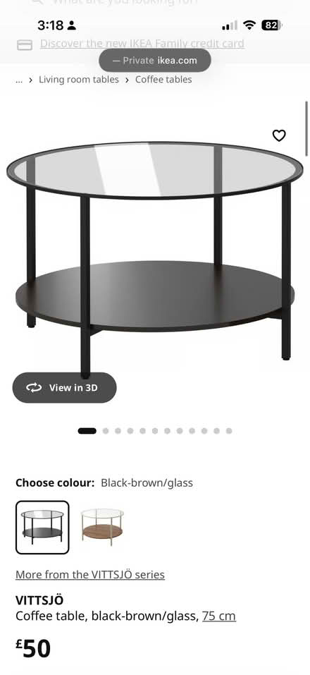 Photo of free IKEA coffee table (Swiss Cottage NW8) #2