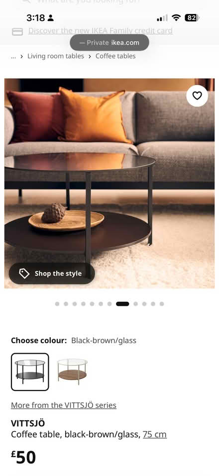 Photo of free IKEA coffee table (Swiss Cottage NW8) #1
