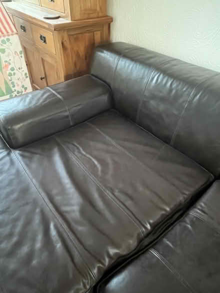 Photo of free Leather sofa (Bromley BR2) #4