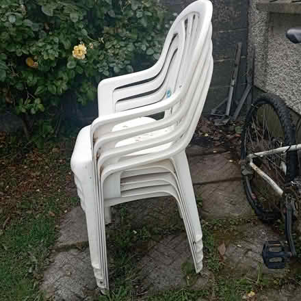 Photo of free White Plastic Garden Chairs (Rathfarnham) #1