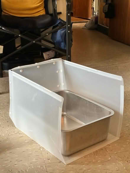 Photo of free Litter Box and Pee Guard (2831 Exterior Street, Bronx) #1