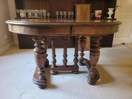 Photo of free French wooden table (Frith Hill GU7) #2