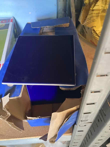 Photo of free Square Navy Blue tiles KT6 (Tolworth KT6) #2