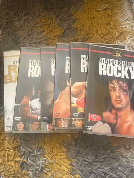Photo of free Rocky dvd set of 6 (RG2) #2