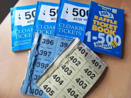Photo of free Raffle Ticket Books (Knaresborough. HG5) #1