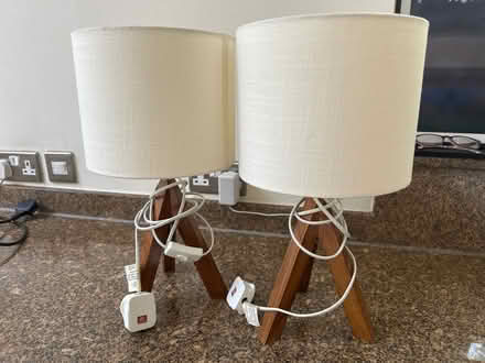 Photo of free 2 x Bedside Lamps (Sanderstead CR2) #1