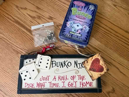 Photo of free Bunco game and accessories (Randolph) #2
