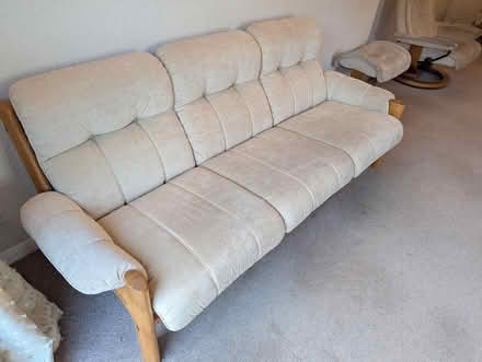 Photo of free Sofa, Armchairs, Footstalls (Loughton IG10) #2