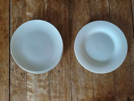 Photo of free Four white side plates (CB2 near Cambridge Station) #1