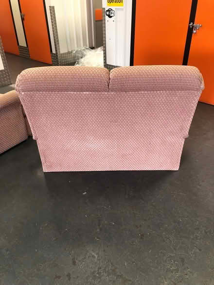 Photo of free Two Seater Settee and Matching Armchair (Drum Industrial Estate DH2) #3
