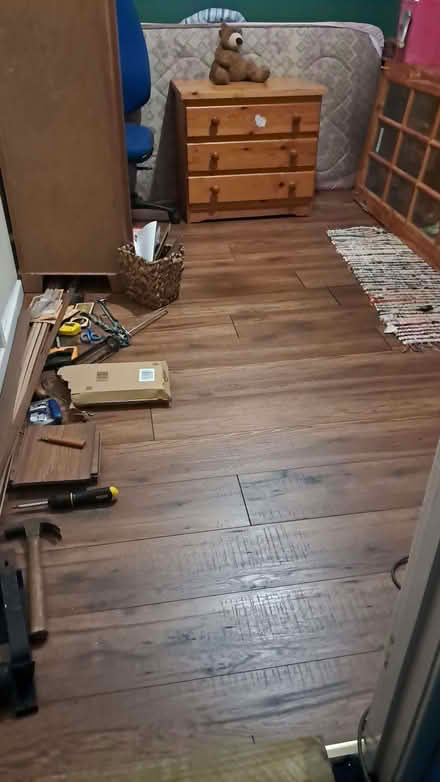 Photo of free Laminate flooring (Harpur Hill SK17) #3