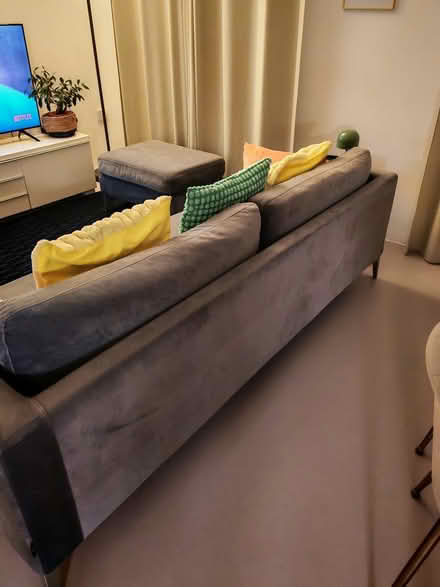 Photo of free 3 Seater sofa bed and footstool (N2) #3