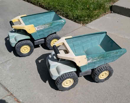 Photo of free Two toy dump trucks (Santa Clara near Great America) #1