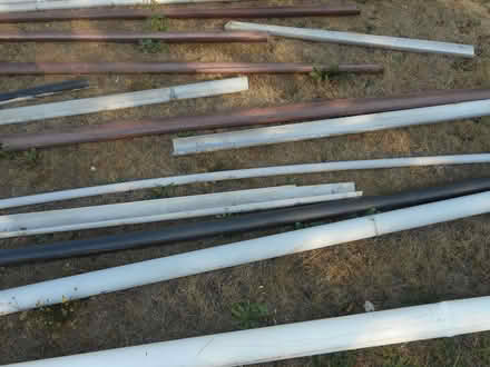 Photo of free Plastic pipes and gutterring (Bishop's Castle SY9) #1